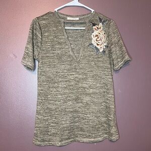 Just found brand floral patch shirt